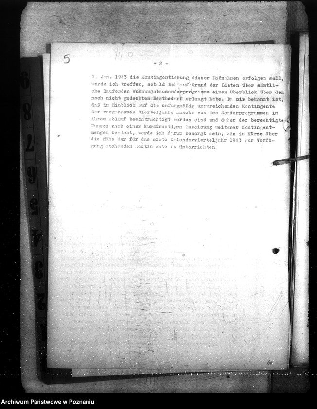 Obraz 9 z jednostki "Przydział materiałów budowlanych na potrzeby komisarza Rzeszy do spraw budowlanych"