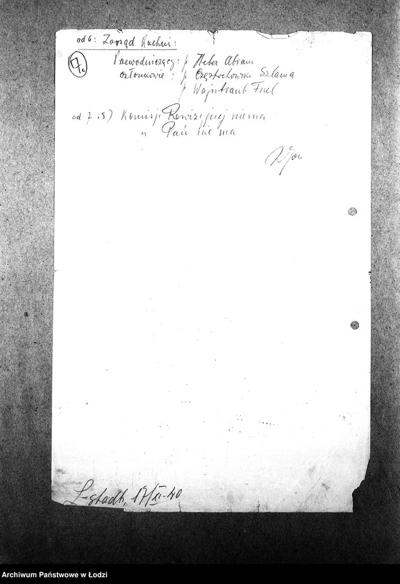 Obraz 10 z jednostki "[Kuchnia nr 139, ul. Wrocławska 6 (Lutomierska 41). Działalność kuchni, personel, konsumenci, kontrole]"