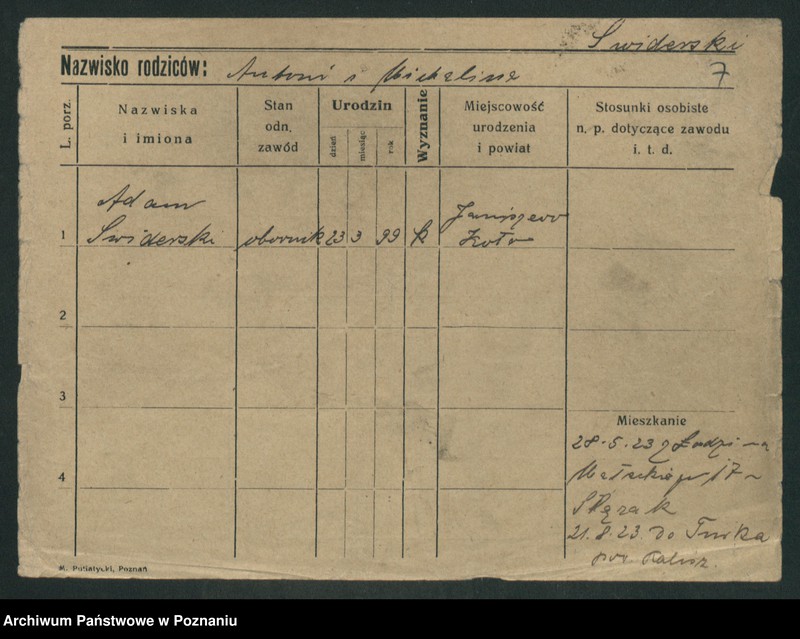 Obraz 19 z jednostki "Świderski - Świerski"