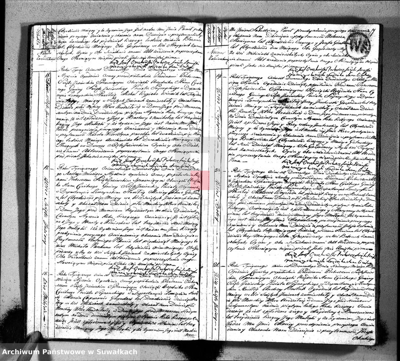 image.from.unit.number "Akta urodzonych gminy święto-jeziorskiey od 1-go stycznia 1812"