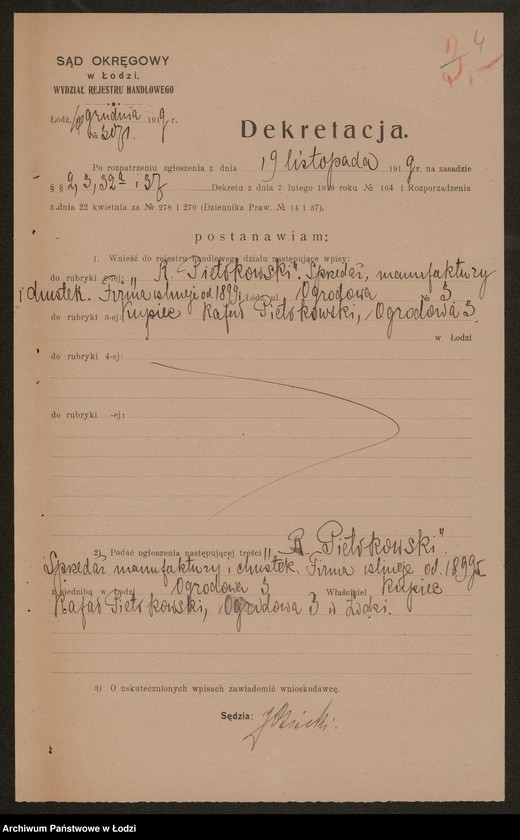 Obraz 6 z jednostki "Rafał Pietrkowski- sprzedaż manufaktury, chustek i garderoby"