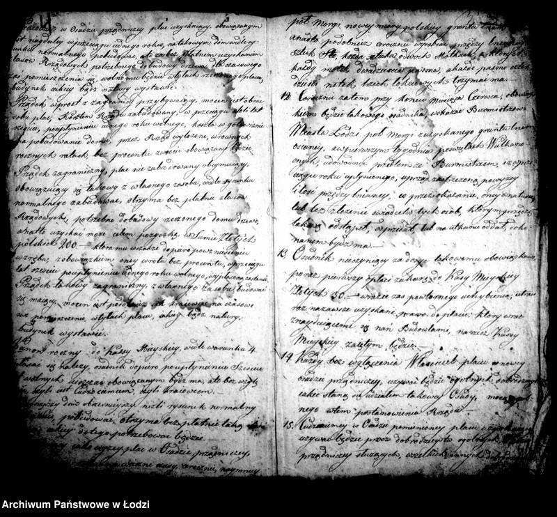 Obraz 7 z jednostki "Akta tyczące się budowy domów przez prządków"