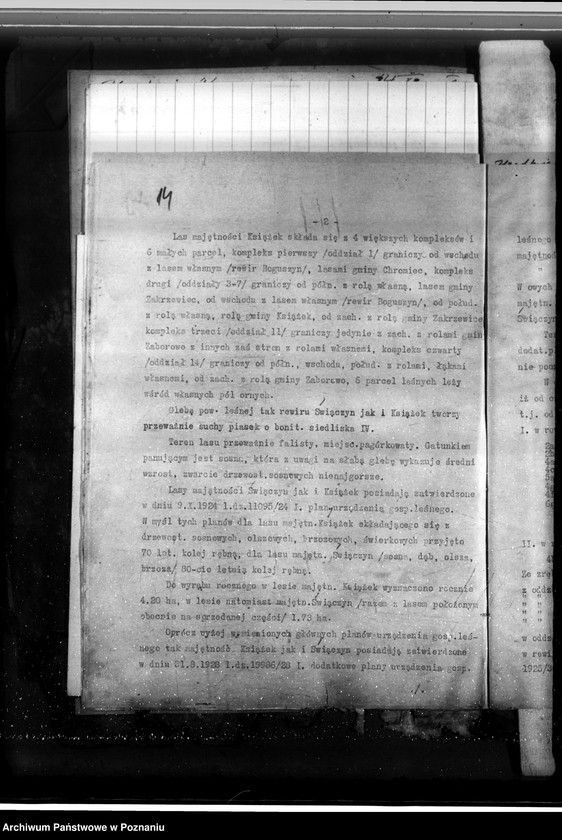 image.from.unit.number "Nadzór nad gospodarką w lasach majętności Święczyn powiat śremski"