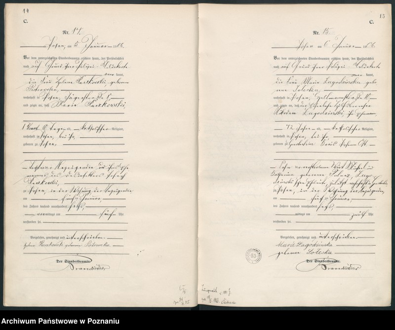 Obraz 10 z jednostki "Księga miejscowa zgonów"