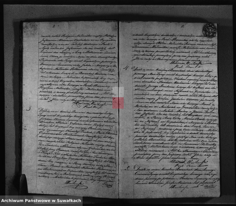 Obraz 4 z jednostki "Akta Urodzonych Gminy i Parafii Berznickiey z roku 1833"