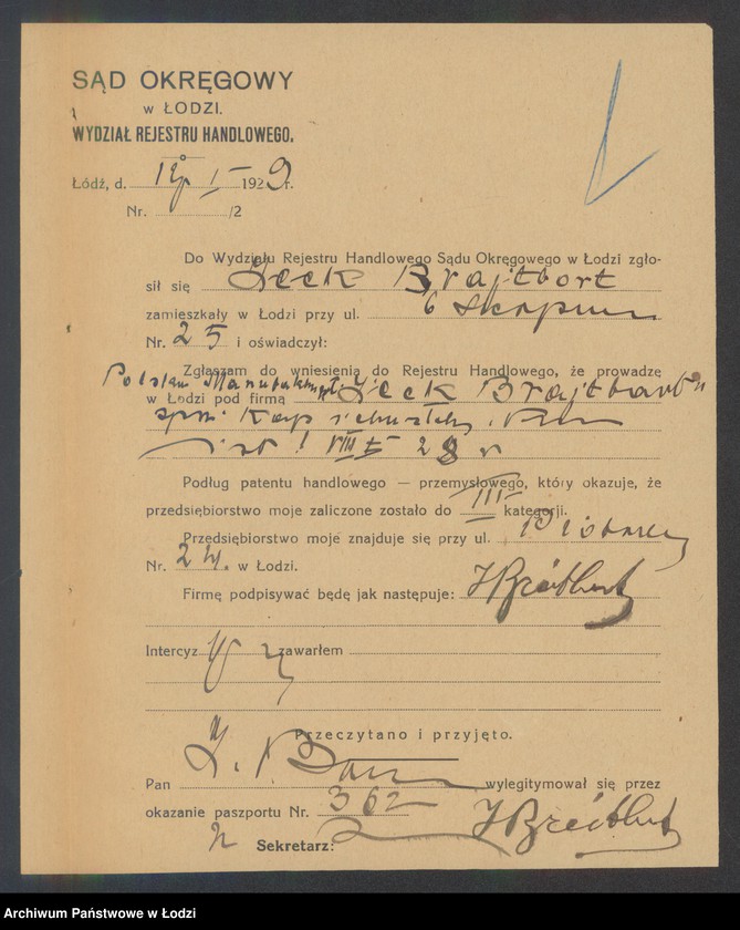 Obraz 3 z jednostki "Icek Brajtbort – sprzedaż kapeluszy i chustek"