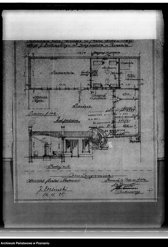Obraz 11 z jednostki "Pralnia mechaniczna J. Goślińskiego w Poznaniu przy ul. Langiewicza 3 nr woj. 5803"