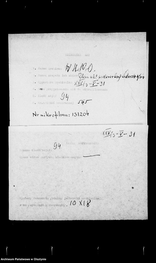 image.from.unit.number "Post- Conto- Buch der Postexpedition Bartenstein für Juditten"