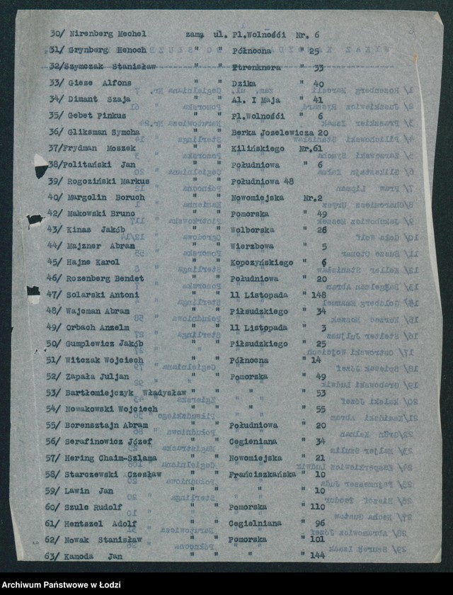 Obraz 11 z jednostki "[Akta V-go Komisariatu Milicji Obywatelskiej - rozkłady służby, spisy imienne, zapotrzebowanie na artykuły pierwszej potrzeby dla milicjantów, minuty różnych pism i dzienniki korespondencji]"