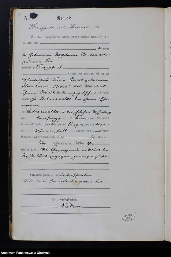 image.from.unit.number "Geburts-Haupt-Register T.I Nr 1 - 144"