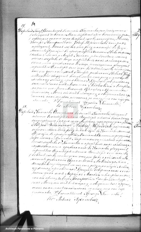 Obraz 16 z jednostki "Księga urodzeń, małżeństw, zgonów"