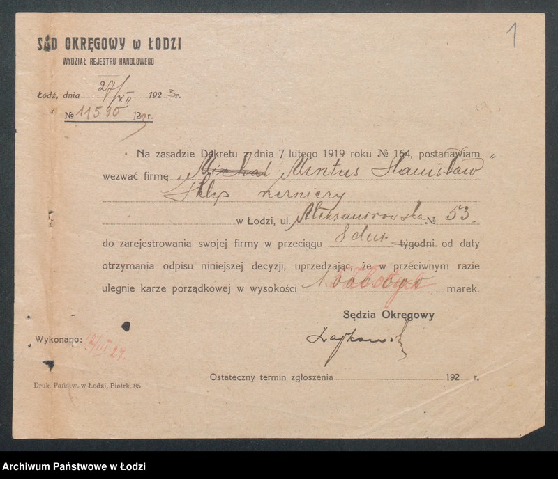 Obraz 3 z jednostki "Stanisław Mintus- sklep rzeźniczy"