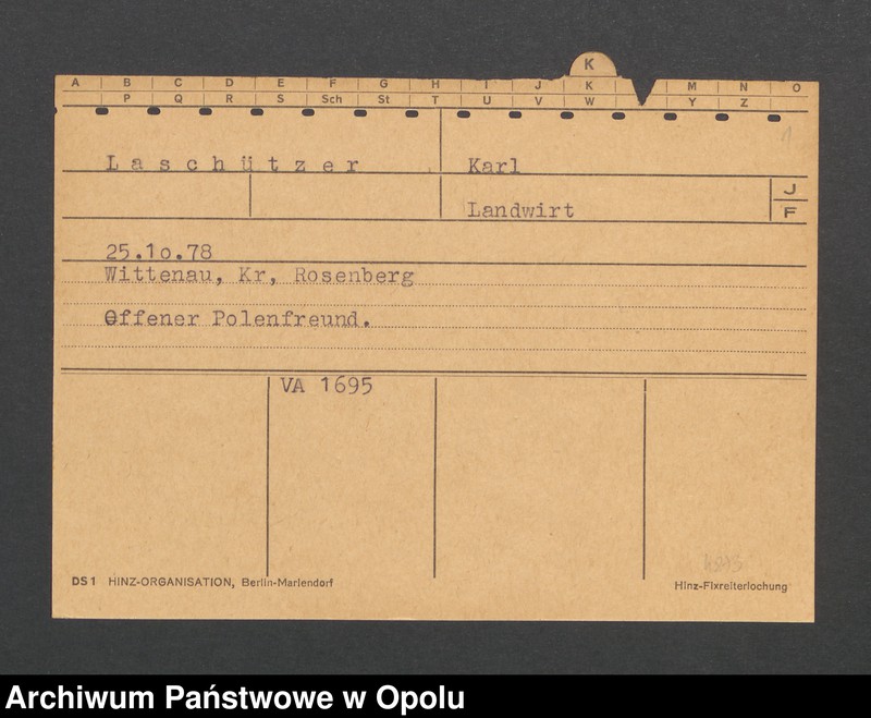 Obraz 3 z jednostki "[Laschützer Karl, ur. 25.10.1878 r., zam. Wittenau]"