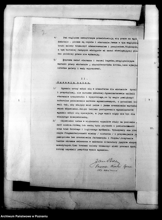 Obraz 5 z jednostki "[Gimnazjum Marii Magdaleny w Poznaniu protokoły z egzaminu dojrzałości eksternów]"