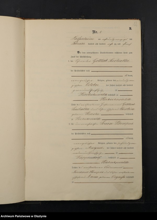 image.from.unit.number "Heiraths-Haupt-Register Nr 1 - 61"