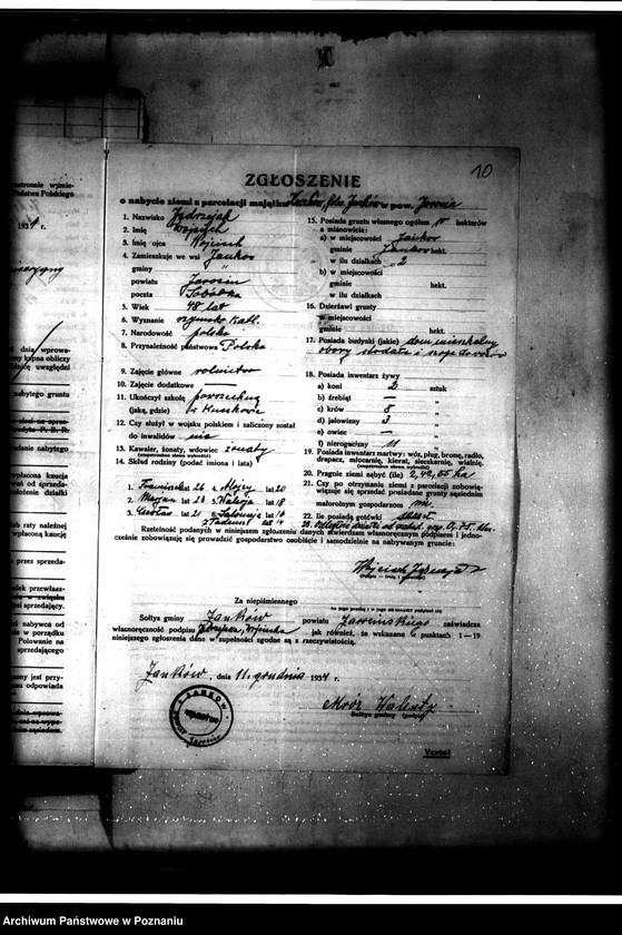 image.from.unit.number "Parcelacja prywatna majątku Kuczków powiatu jarocińskiego - folwark Janków"