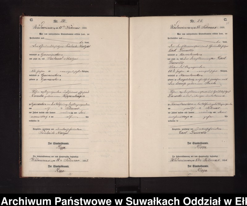 image.from.unit.number "Sterbe-Neben-Register des Preussischen Standes-Amtes Widminnen Kreis Loetzen"