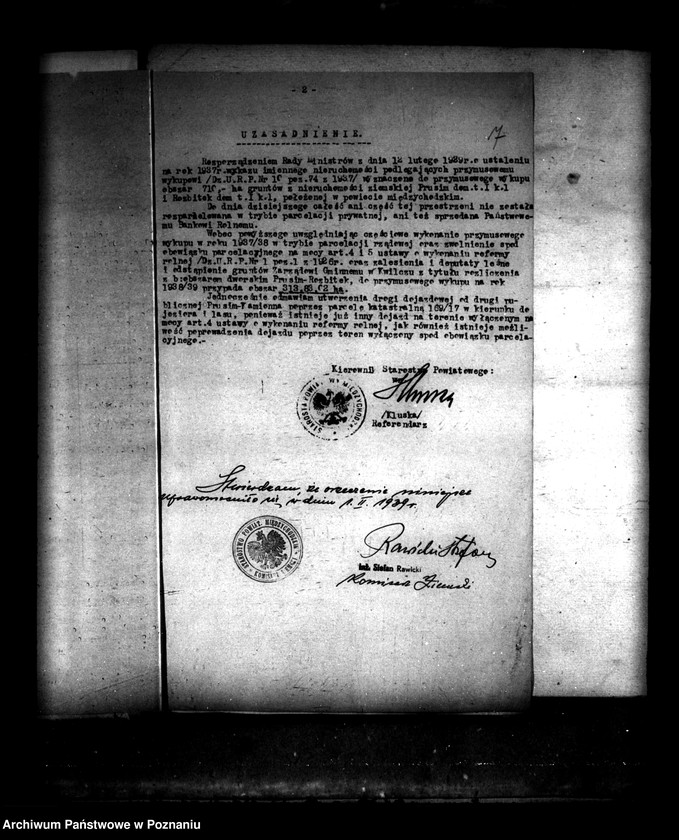 Obraz 11 z jednostki "Majątek Rozbitek-Prusim powiatu międzychodzkiego przymusowy wykup"