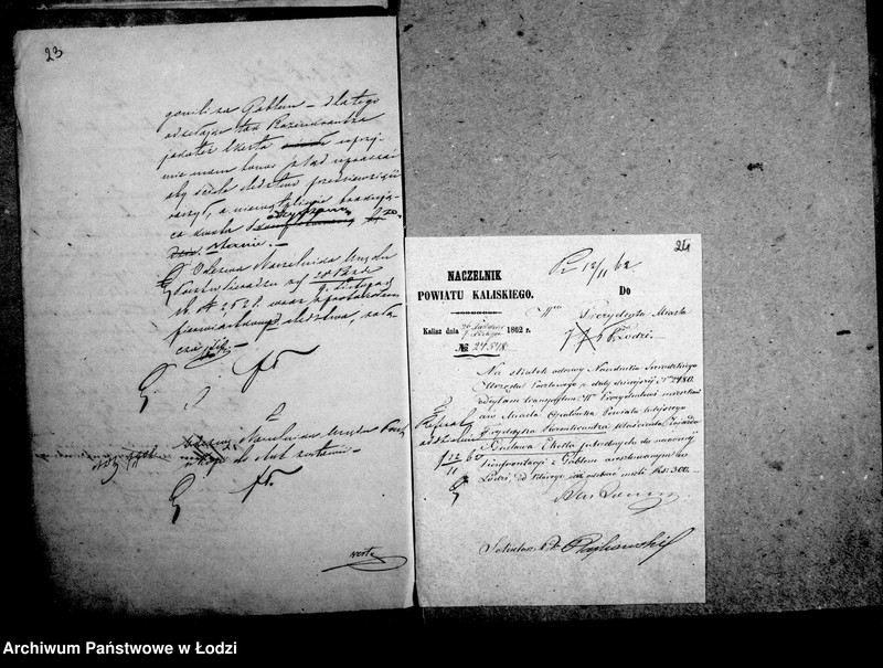 Obraz 18 z jednostki "Akta tyczące się korespondencji pocztowych"