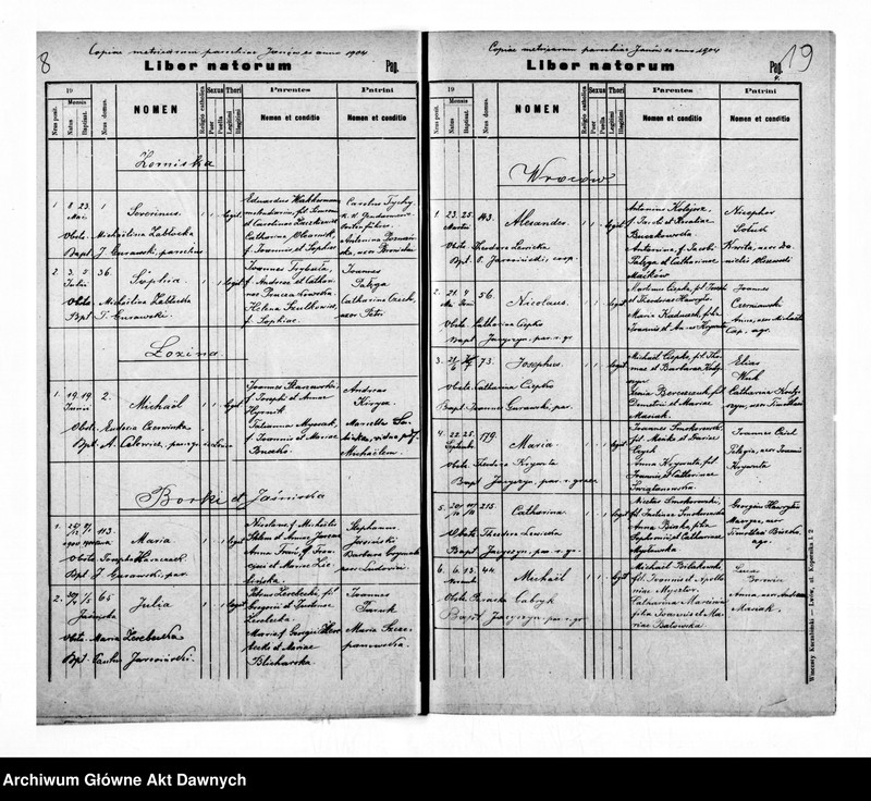 image.from.unit.number "Parafia: Janów (Gródecki). Dekanat: Gródek Jagielloński. Kopie z ksiąg metrykalnych ur., śl. dla całej parafii (miasto Janów i wsie)."