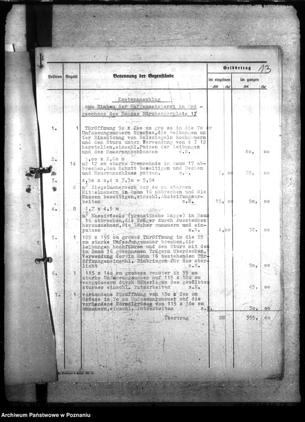 Obraz 17 z jednostki "Dienststellen der Polizei, Waffenmeisterei in Leslau"