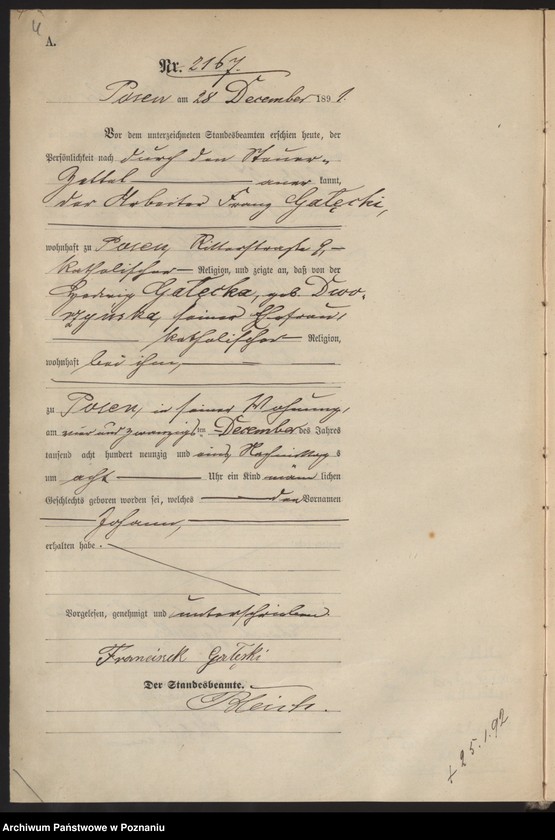 Obraz 7 z jednostki "Księga urodzeń t. VI"