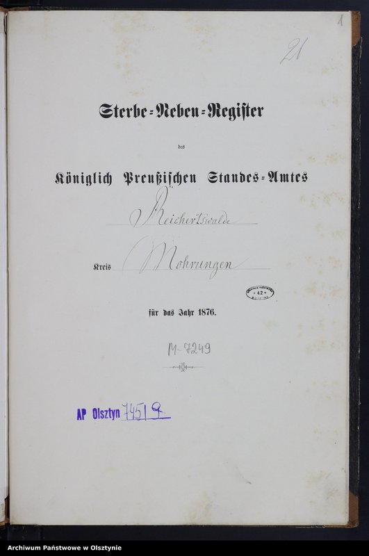 image.from.unit.number "Sterbe-Neben-Register Nr 1 - 31"