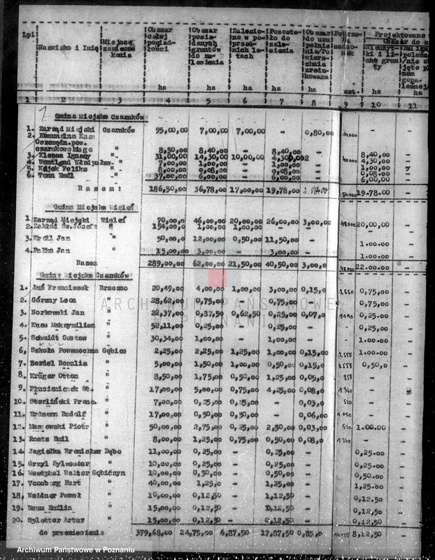Obraz 5 z jednostki "Zalesienie nieużytków /wykaz/"