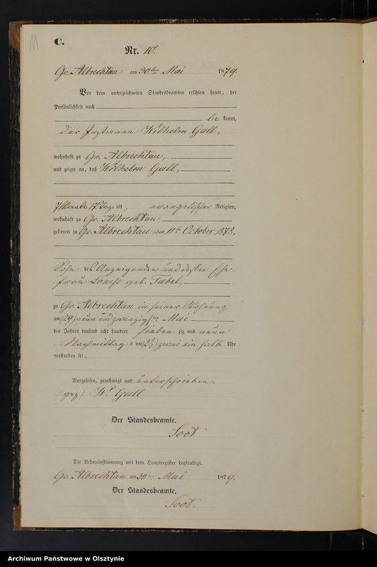 image.from.unit.number "Sterbe-Neben-Register Nr 1 - 21"