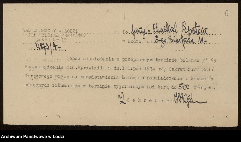 Obraz 8 z jednostki "Chaskiel Epstein – sprzedaż mięsa wołowego"