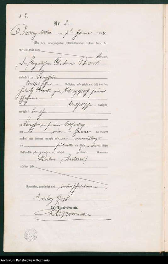 image.from.unit.number "Księga urodzeń"