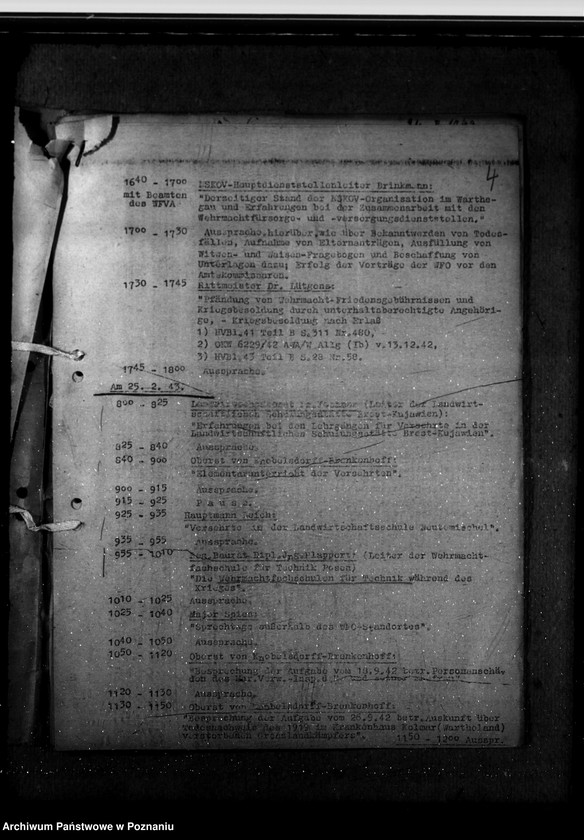 Obraz 9 z jednostki "Dienstbesprechung der Landräte und Oberbürgermeister am 22.4.1943 in Hohensalza - Inowrocław"