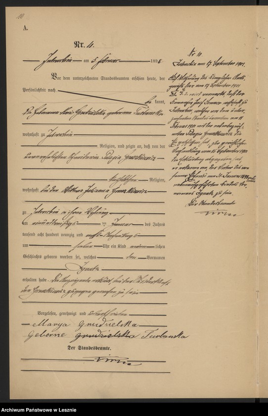 Obraz 13 z jednostki "[Księga urodzeń]"