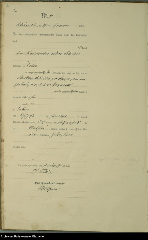 image.from.unit.number "Geburts-Haupt-Register Nr 1 - 129"