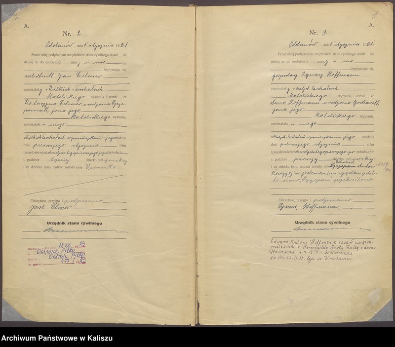 image.from.unit.number "Księga aktów urodzenia (pierwopis)"