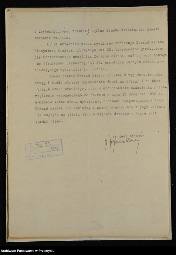 image.from.collection.number "Utworzenie Urzędu Stanu Cywilnego w Przemyślu111"
