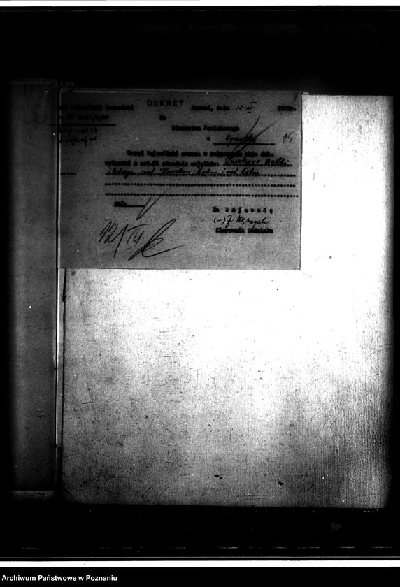 Obraz 19 z jednostki "Wyłączenie z art. 4 i 5 ustawy o wykonaniu reformy rolnej w powiecie wyrzyskim sprawy ogólne"