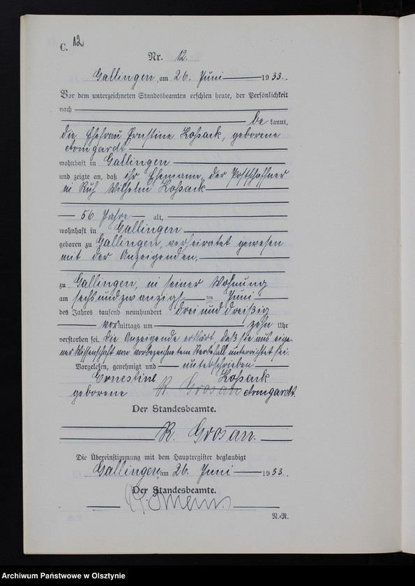 image.from.unit.number "Sterbe-Neben-Register Nr 1 - 22 [ Księga zgonów - wtóropis ]"