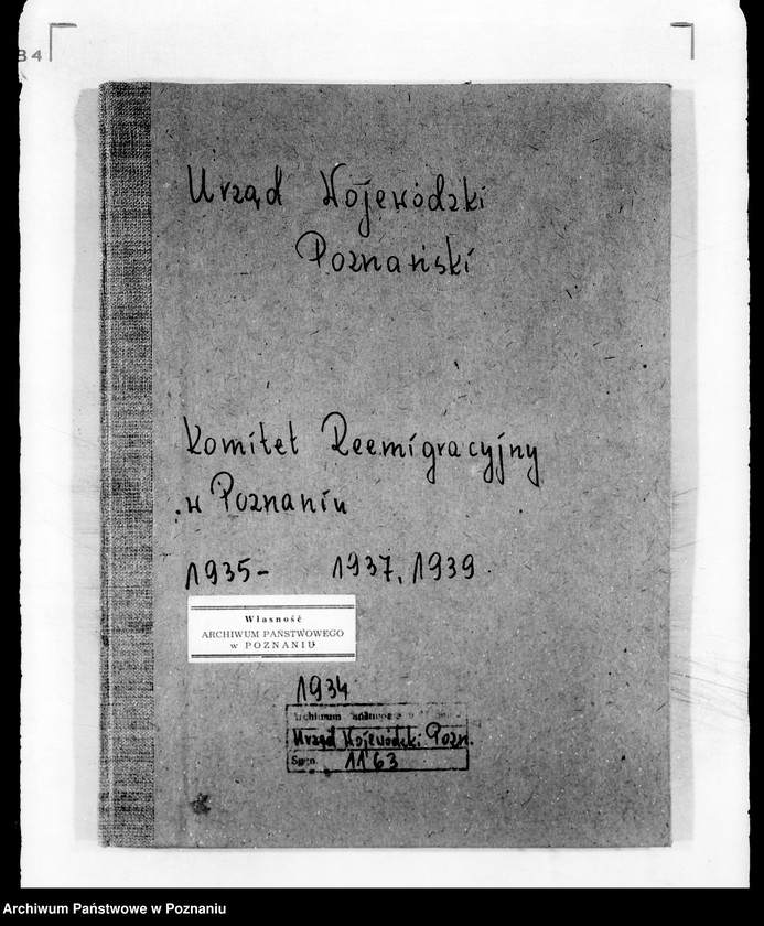 Obraz 4 z jednostki "Komitet Reemigracyjny w Poznaniu"