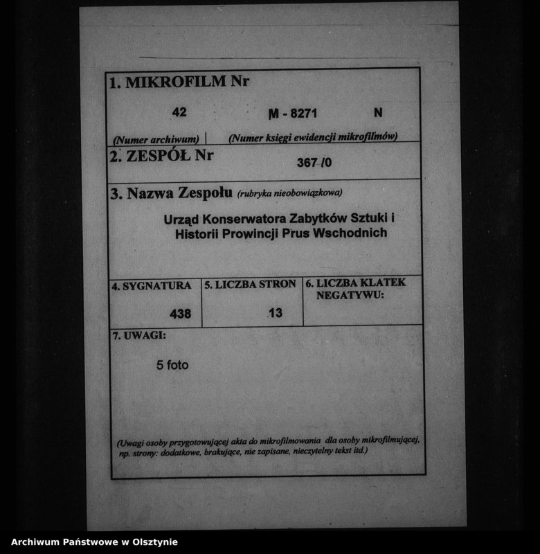 image.from.unit.number "Preussisch Holland, Oberländischer Geschichtsverein"
