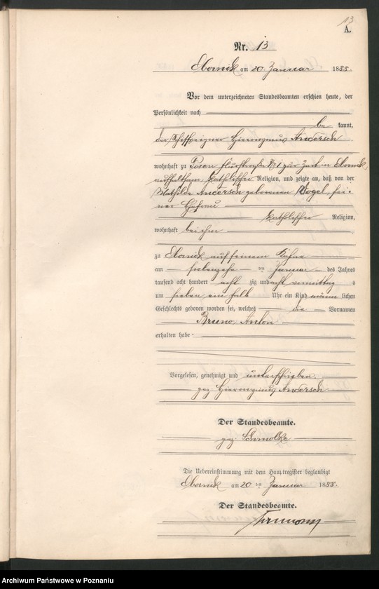 Obraz 16 z jednostki "Księga urodzeń"