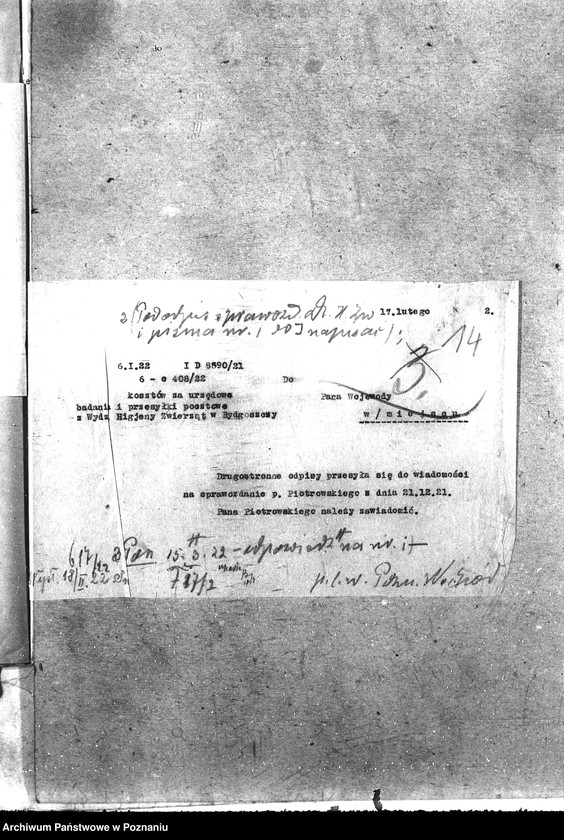 Obraz 19 z jednostki "Pow. lekarz Weterynaryjny Poznań-Wschód"