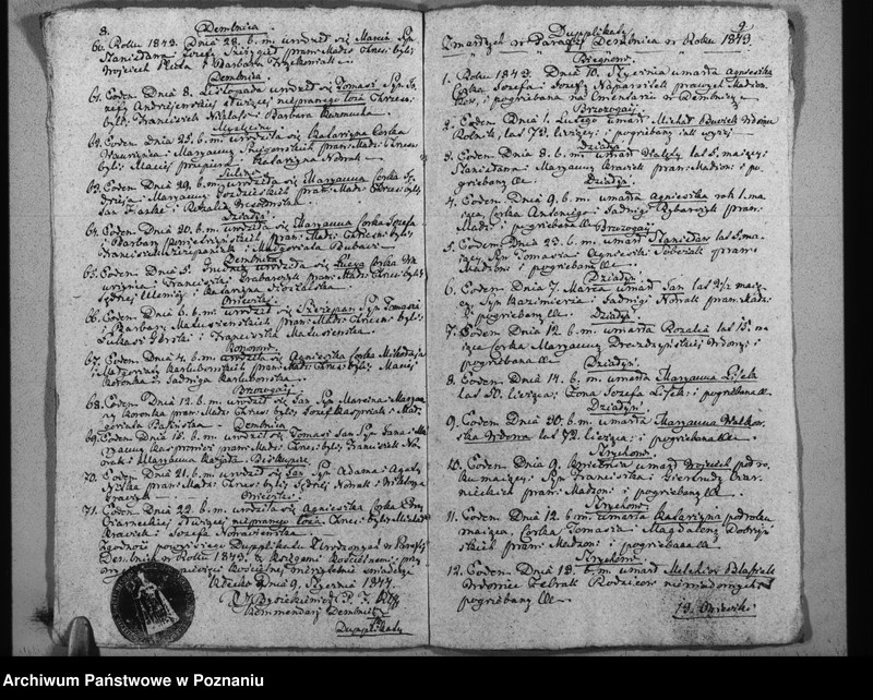 Obraz 7 z jednostki "Duplikat baptisatorum, copulatorum u. mortuorum"