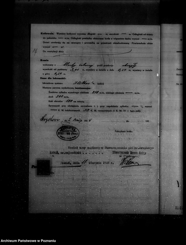 Obraz 11 z jednostki "Majętność Strykowo powiat poznański własność Tiemann nr woj. kotła 6195"