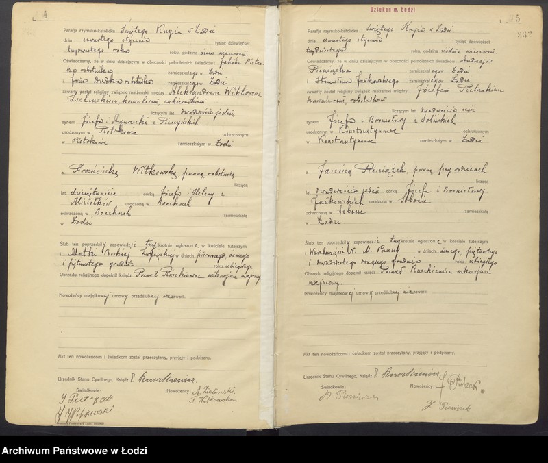 Obraz 5 z jednostki "Akta małżeństw"