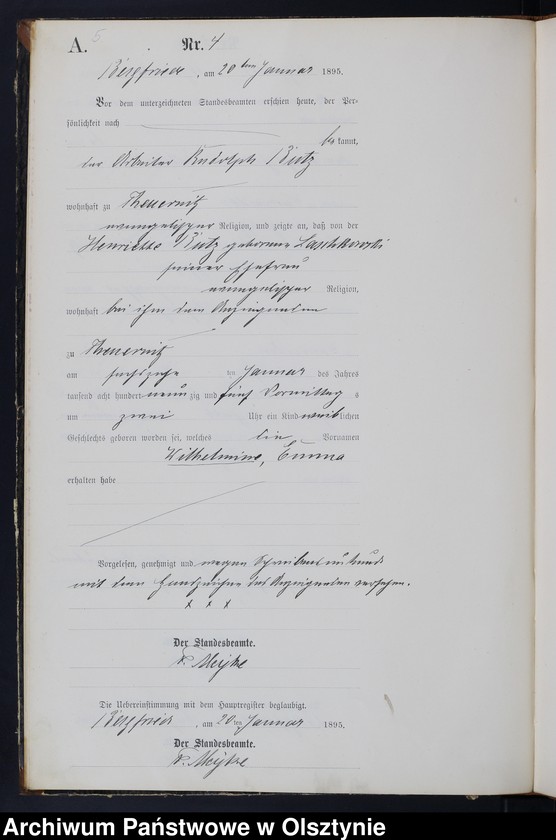 image.from.unit.number "Geburts-Neben-Register Nr 1 - 62"