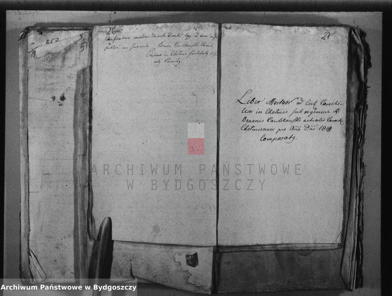 image.from.team "Akta metrykalne parafii rzymskokatolickiej w Chełmcach, pow. Inowrocław"