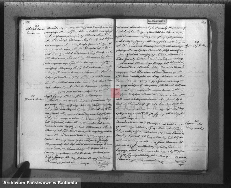 image.from.unit.number "Duplikat akt religijno cywilnych urodzenia, zaślubienia i zeyścia parafii Brzóza na rok 1860"