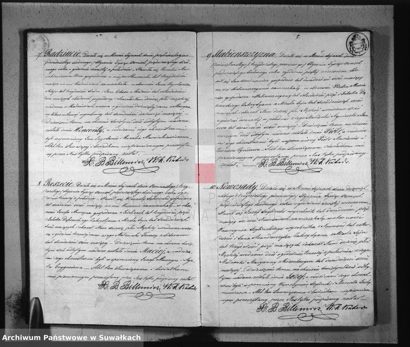 image.from.unit.number "Duplikat urodzonych, zaślubionych i umarłych parafii sejneńskiej w roku 1857"