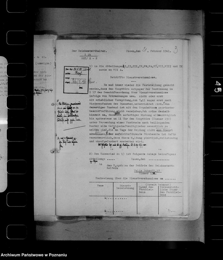 Obraz 7 z jednostki "Einsetzung eines Vertrauensarztes und Errickung eines Sprechzimmers"